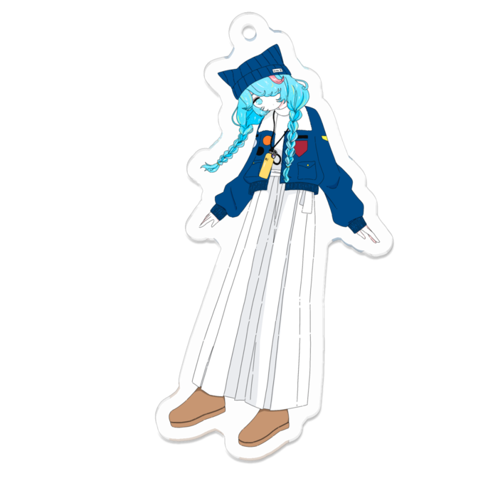 アクリルキーホルダー - 70 x 70 (mm)