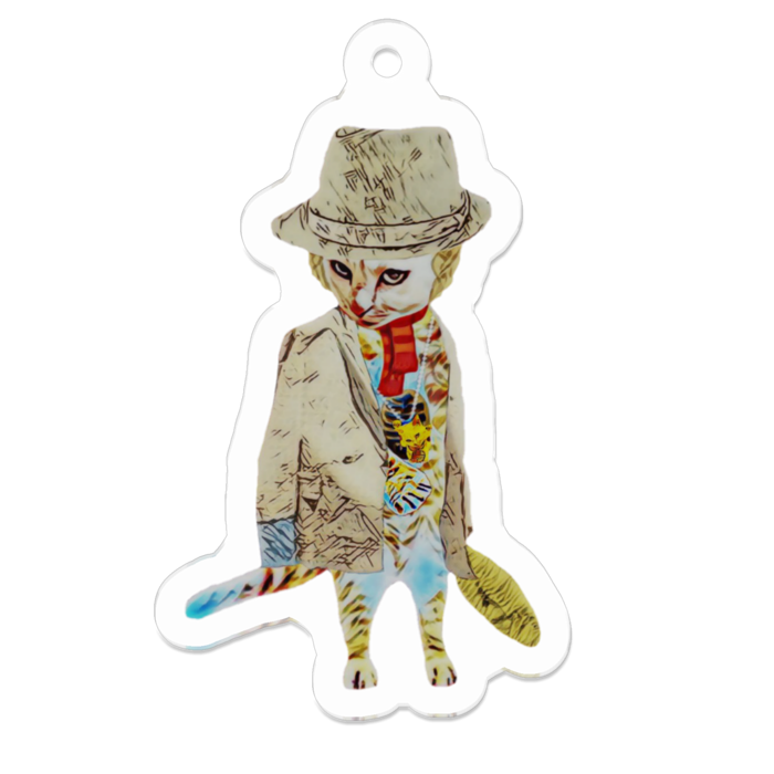 アクリルキーホルダー - 50 x 50 (mm)