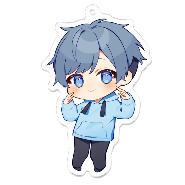 アクリルキーホルダー - 70 x 70 (mm)