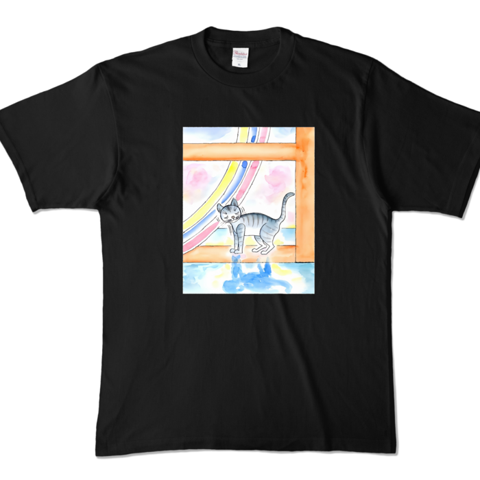 カラーTシャツ - XL - ブラック (濃色)