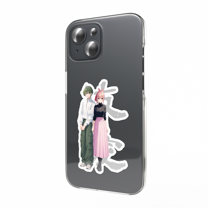 「友愛」スマホステッカー - W55 × H91mm 以内