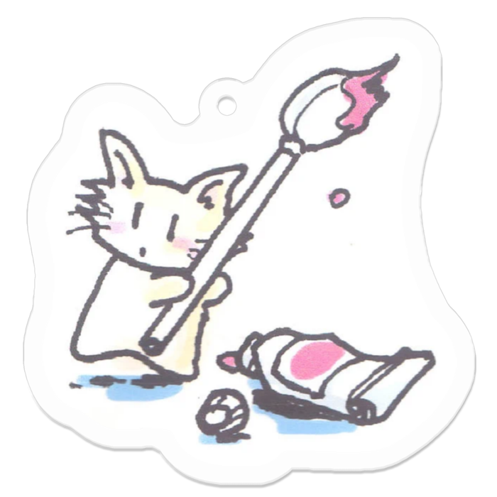 アクリルキーホルダー（コーティング） - 50 x 50 (mm)