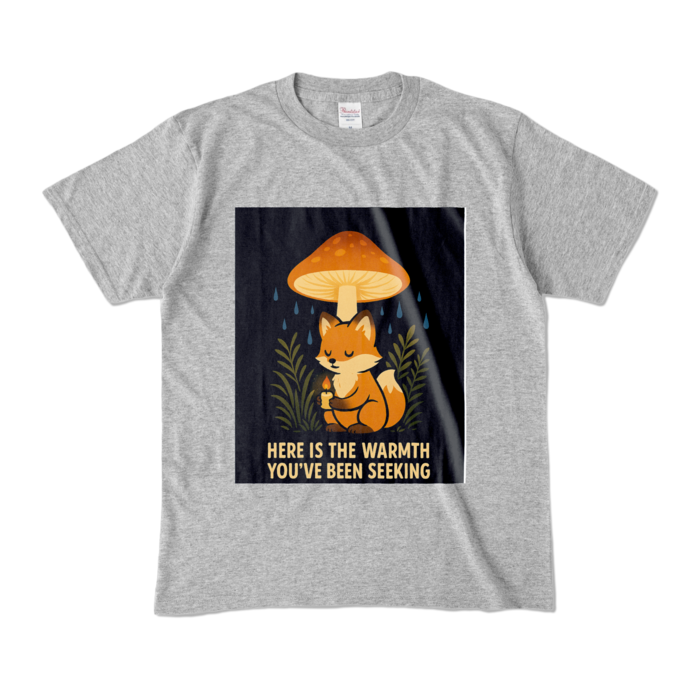 カラーTシャツ - M - 杢グレー (濃色)