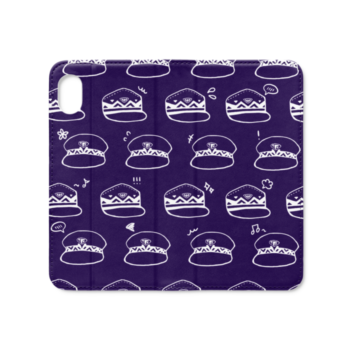 手帳型iPhoneケース（ベルトなし） - iPhone XR - ストラップ穴 なし