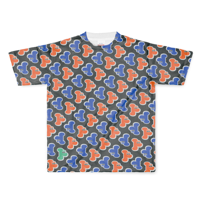 フルグラフィックTシャツ - L - 両面印刷