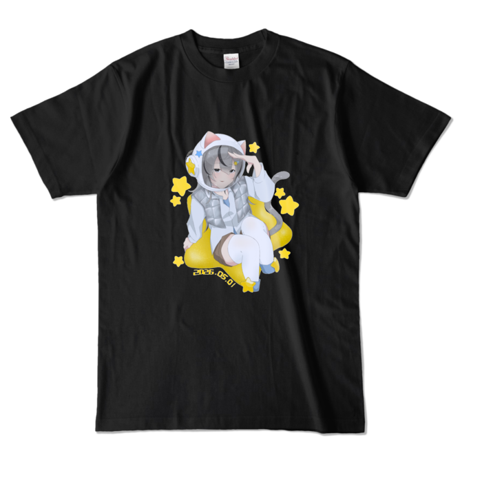 カラーTシャツ - L - ブラック (濃色)