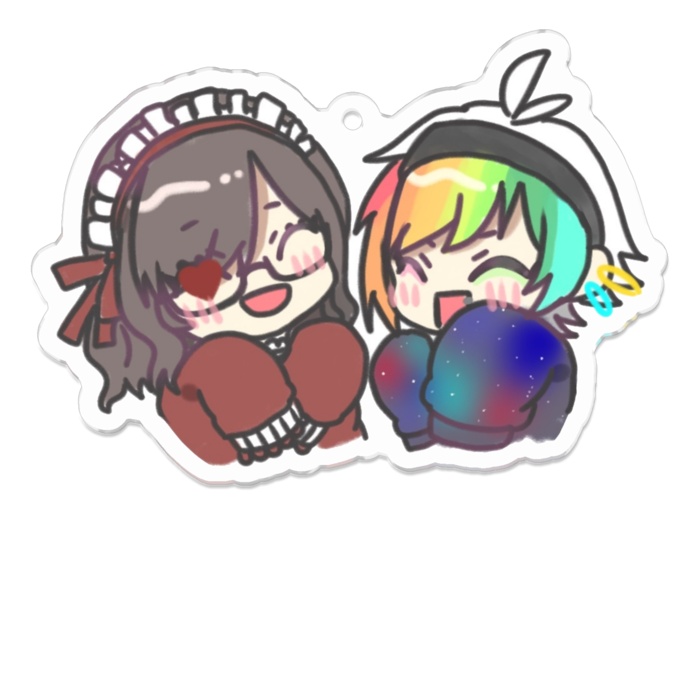 アクリルキーホルダー - 70 x 70 (mm)