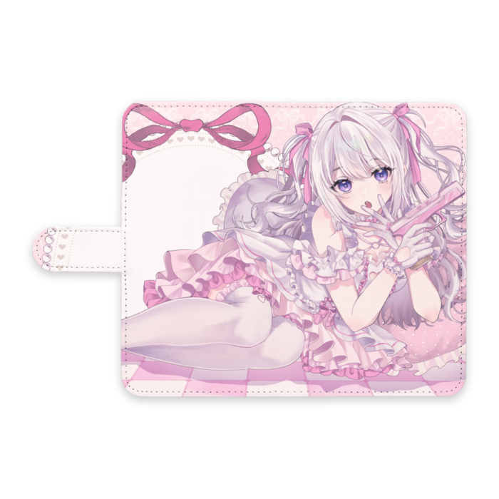 手帳型Androidケース - L - ストラップ穴 なし