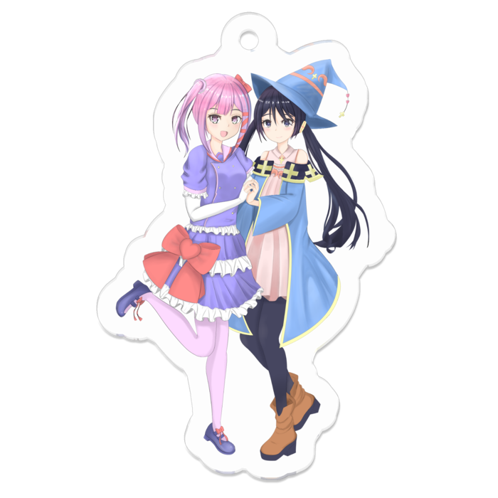 アクリルキーホルダー - 50 x 50 (mm)