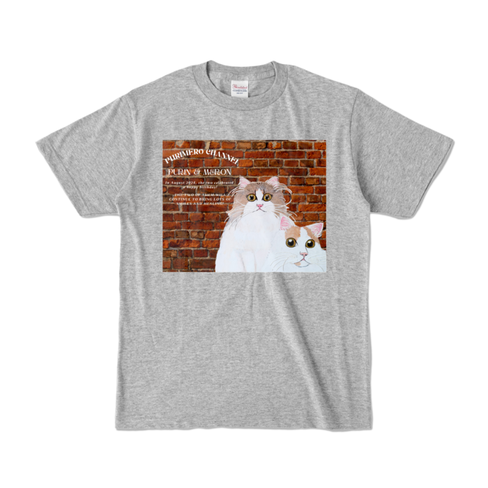 カラーTシャツ - S - 杢グレー (濃色)