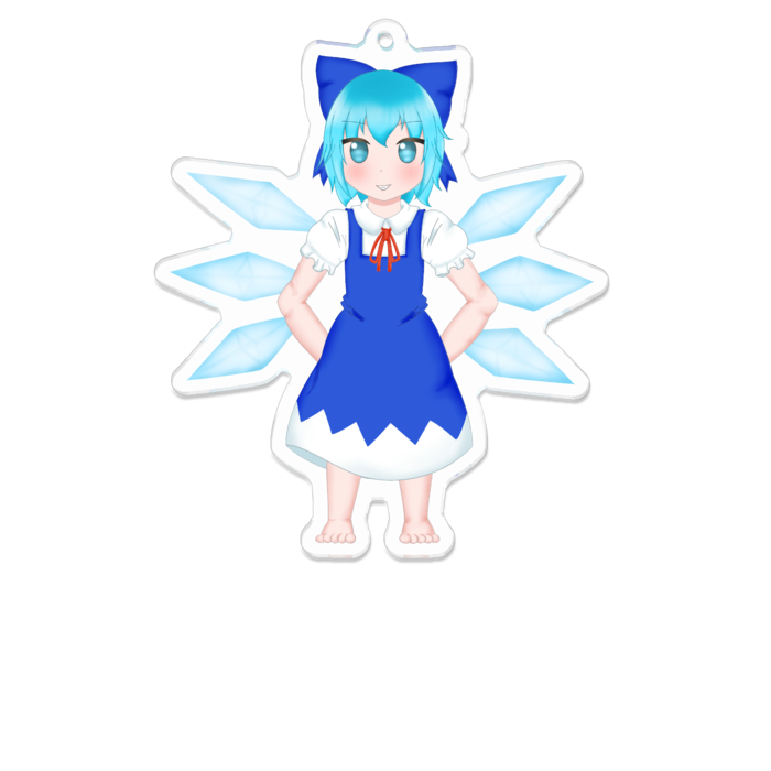 アクリルキーホルダー - 100 x 100 (mm)