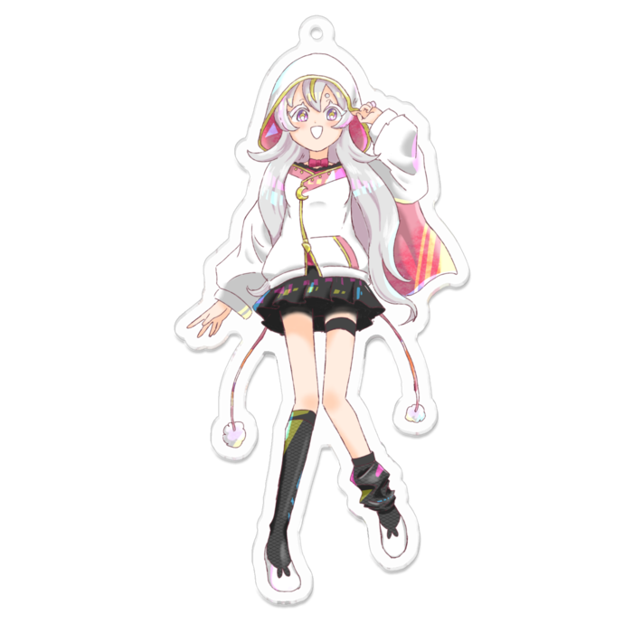 アクリルキーホルダー - 100 x 100 (mm)