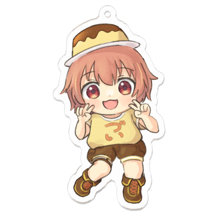 アクリルキーホルダー - 70 x 70 (mm)