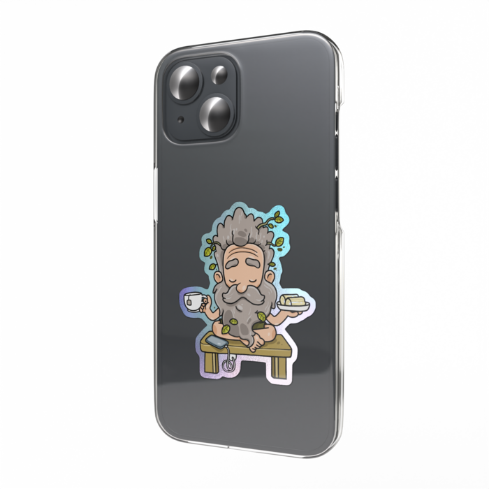 オーロラスマホステッカー - 縦