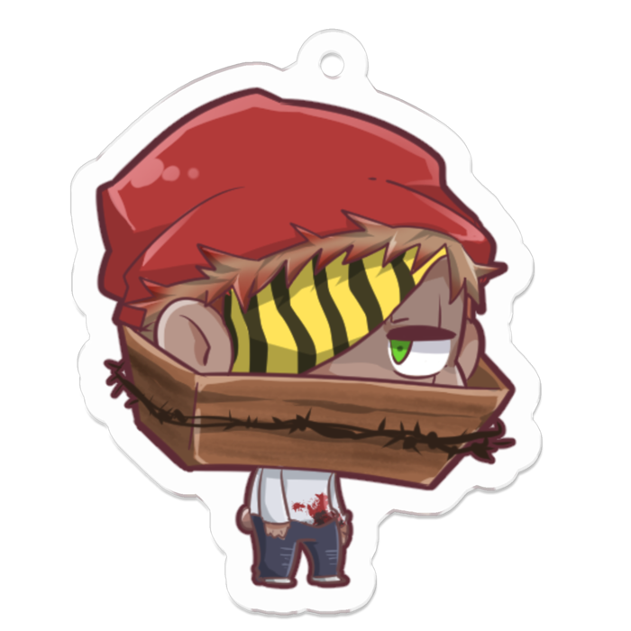 アクリルキーホルダー - 50 x 50 (mm)