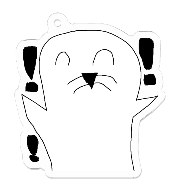 アクリルキーホルダー - 50 x 50 (mm)