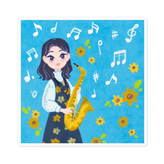ステッカー - 100 x 100 (mm)