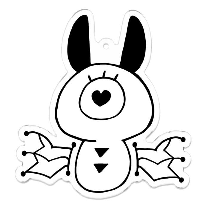 アクリルキーホルダー - 70 x 70 (mm)