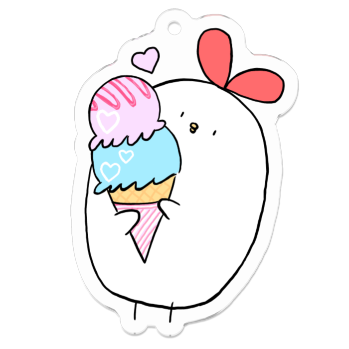 アクリルキーホルダー - 50 x 50 (mm)