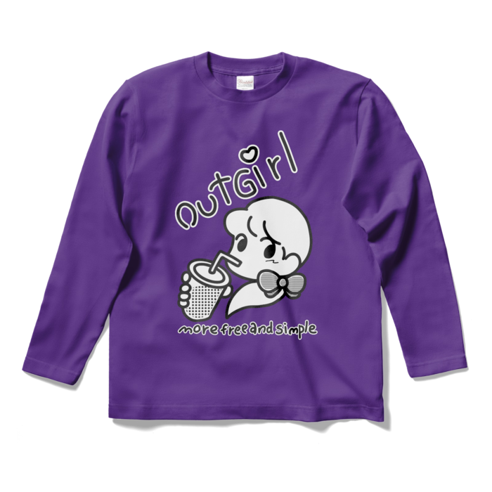 ロングスリーブTシャツ - S - パープル