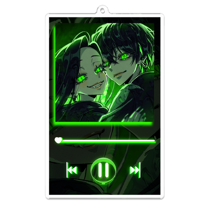 アクリルキーホルダー - 100 x 100 (mm)