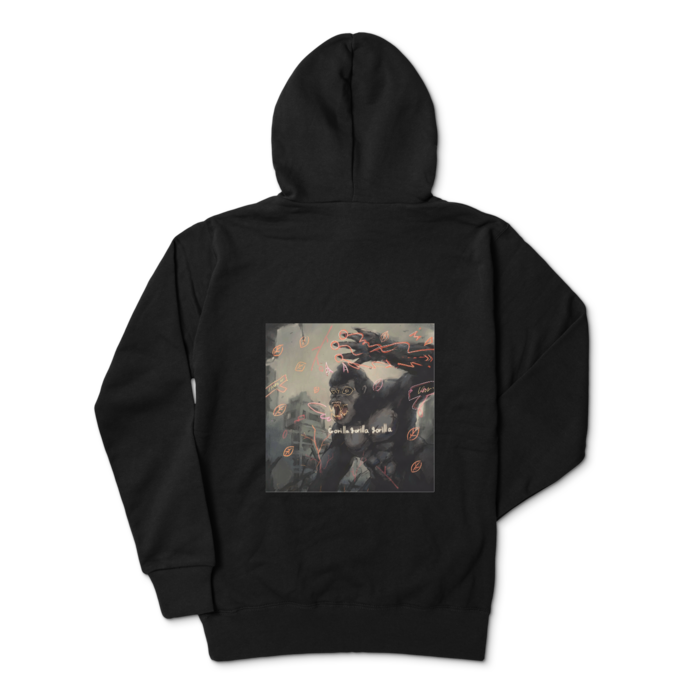 ジップパーカー - L - ブラック