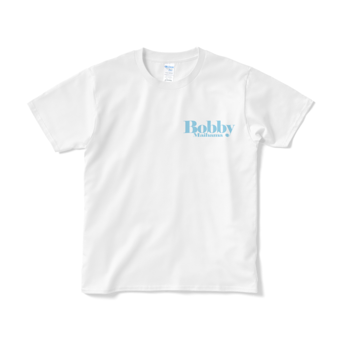 BobbyのTシャツ（ワンポイントロゴ・ライトブルー） - S
