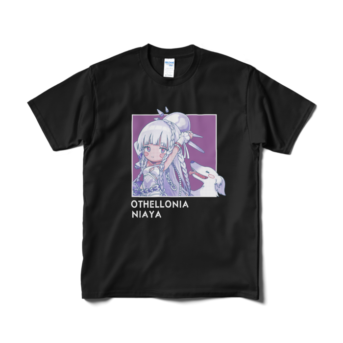 ちびキャラ「愚者ニアーヤ」 デザインTシャツ（M/ブラック）