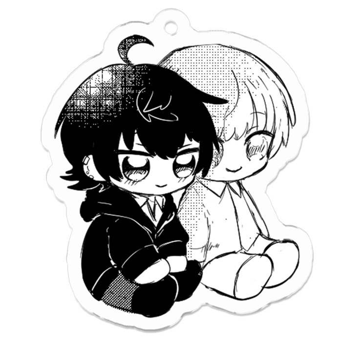 アクリルキーホルダー - 50 x 50 (mm)