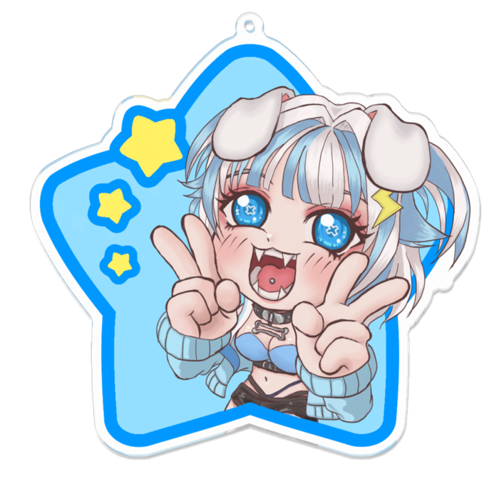 アクリルキーホルダー - W100 × 100mm 以内