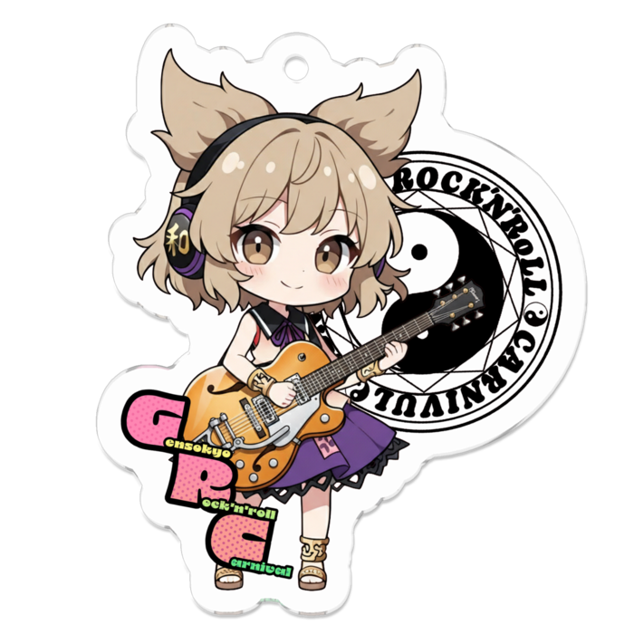 アクリルキーホルダー - 50 x 50 (mm)