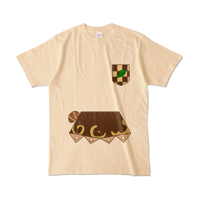 カラーTシャツ - L - ナチュラル (淡色)