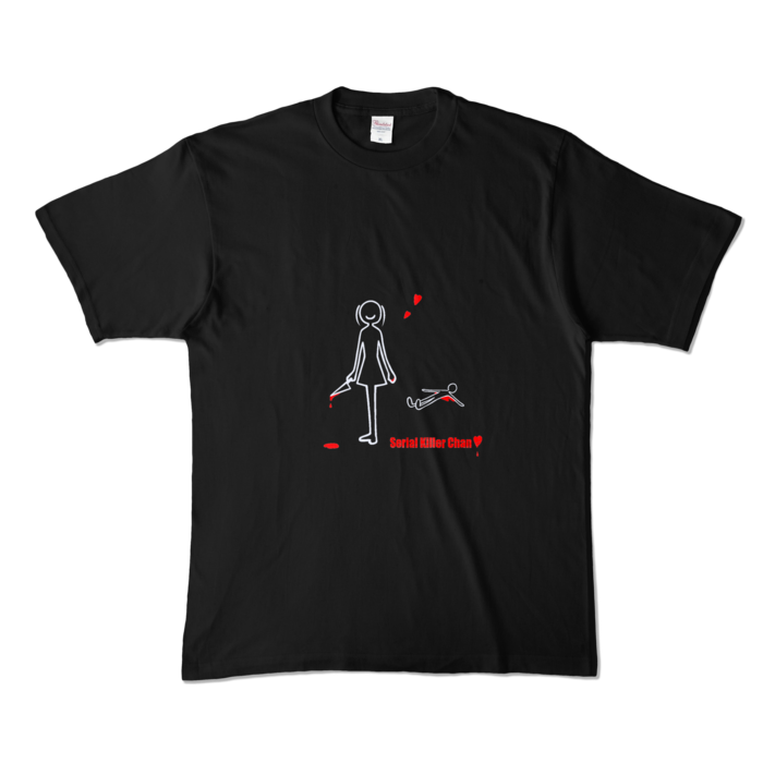 カラーTシャツ - XL - ブラック (濃色)