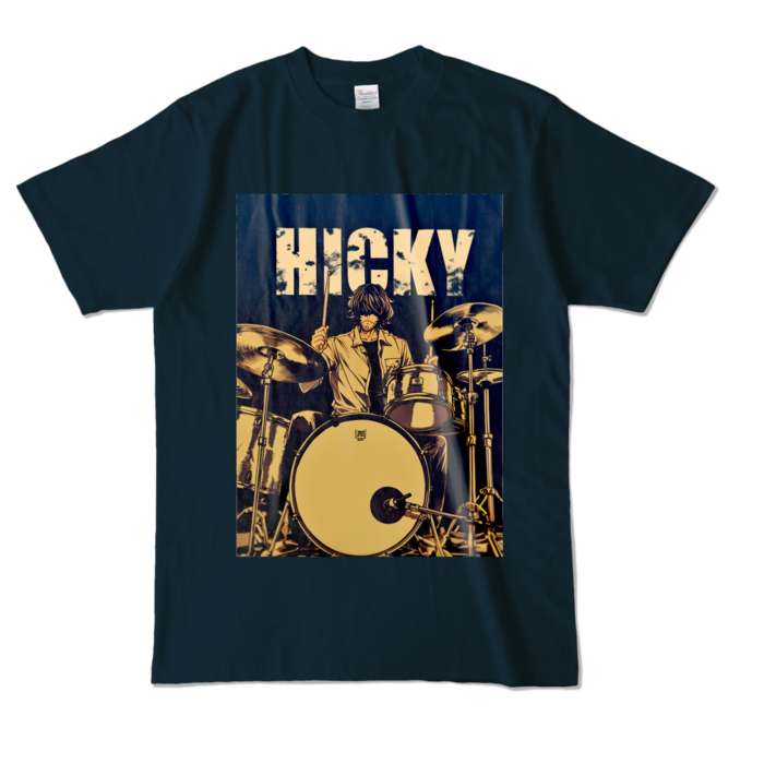 カラーTシャツ - L - ネイビー (濃色)