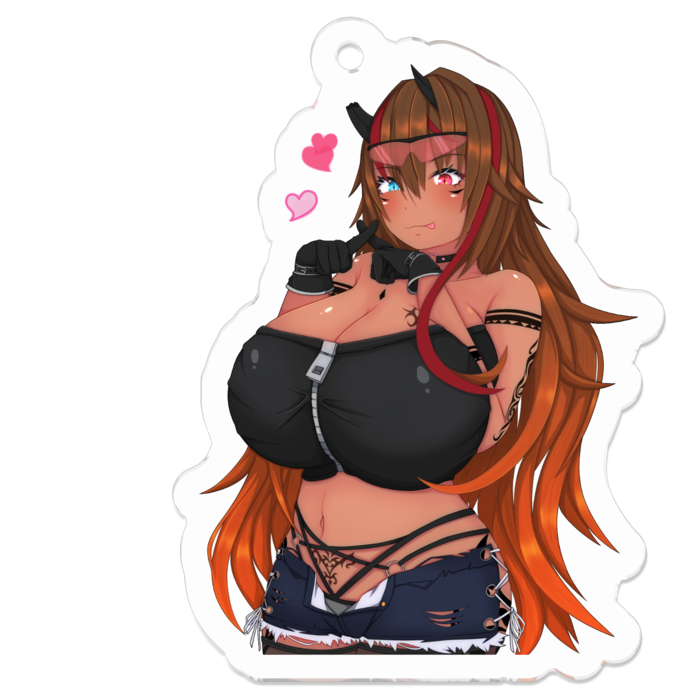 アクリルキーホルダー - 50 x 50 (mm)