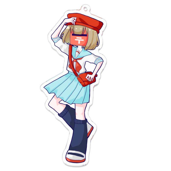 アクリルキーホルダー - 100 x 100 (mm)