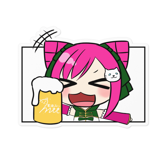 ステッカー - 100 x 100 (mm)