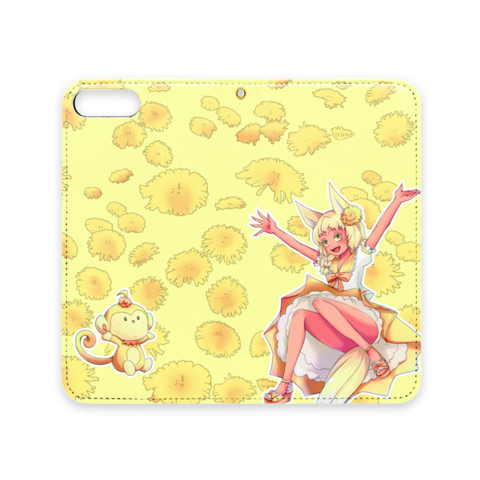 手帳型iPhoneケース（ベルトなし） - iPhone 8 Plus / 7 Plus - ストラップ穴 あり