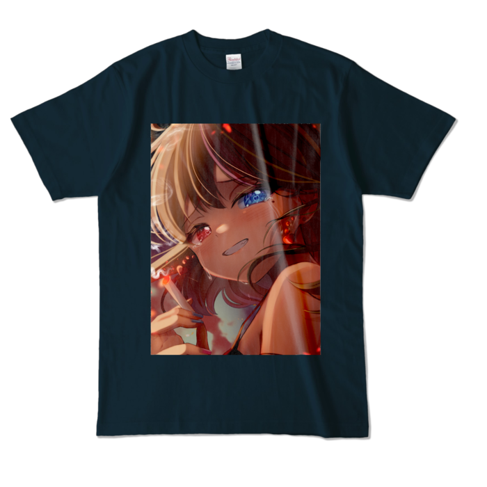 カラーTシャツ - L - ネイビー (濃色)