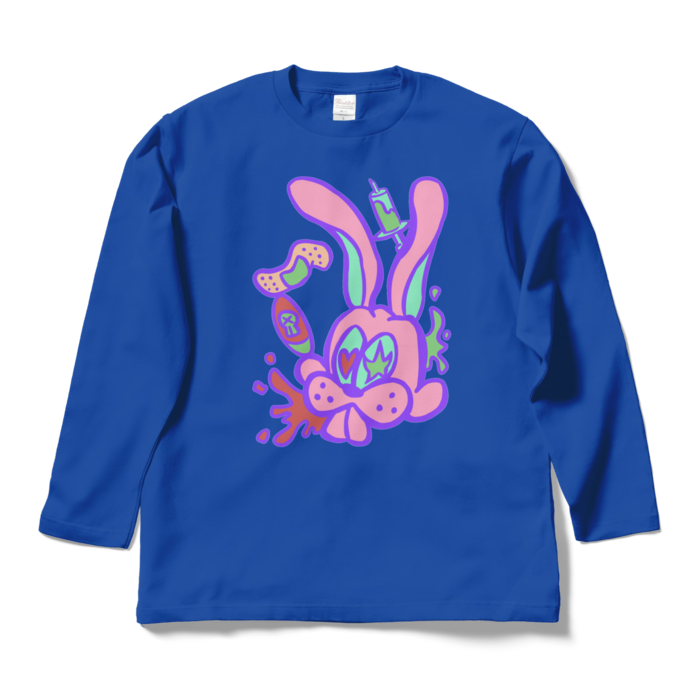 ロングスリーブTシャツ - L - ロイヤルブルー