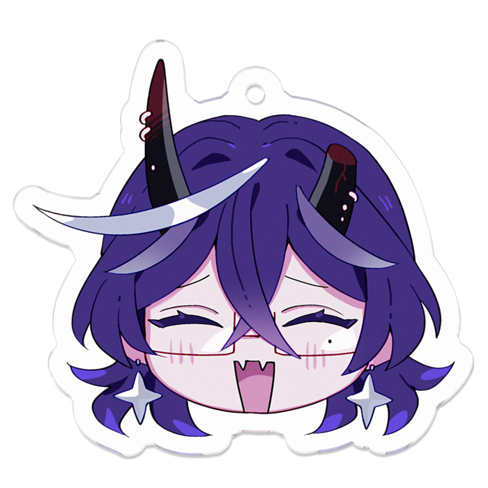 アクリルキーホルダー - 50 x 50 (mm)