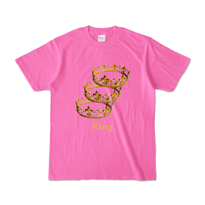 カラーTシャツ - S - ピンク (濃色)