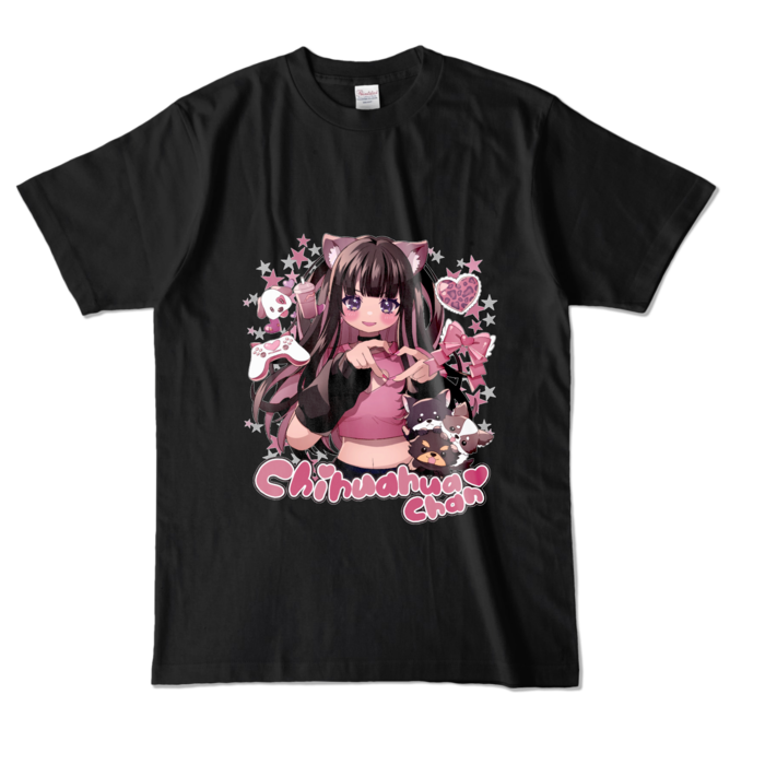 カラーTシャツ - L - ブラック (濃色)