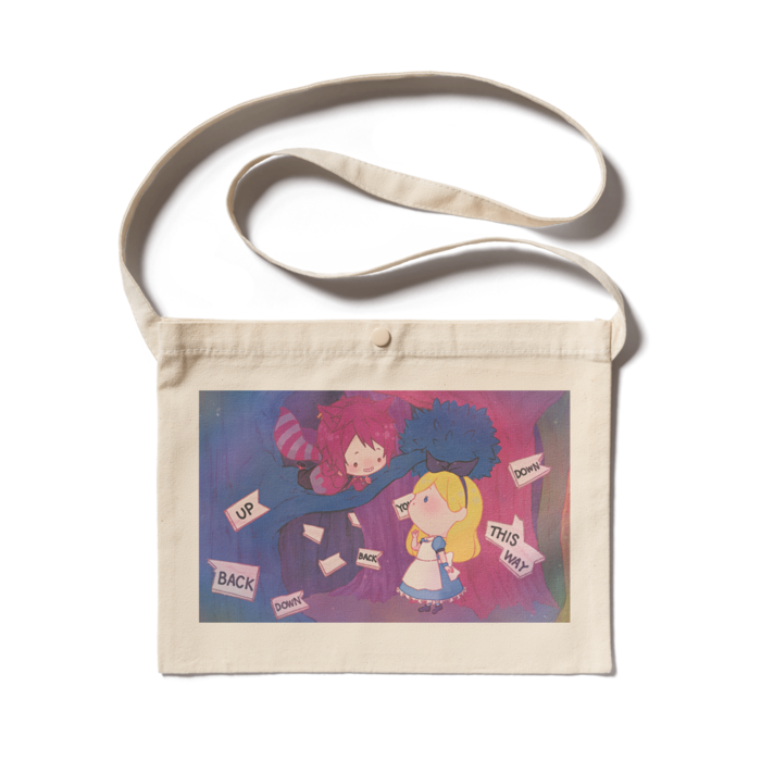 サコッシュ - 300 x 230 (mm)ナチュラル