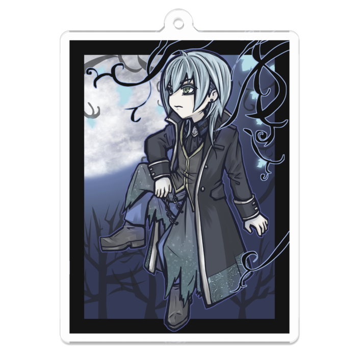 アクリルキーホルダー角形 - 70 x 70 (mm)(角形)