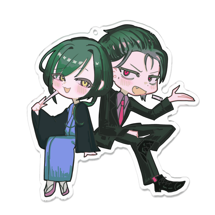 アクリルキーホルダー - 100 x 100 (mm)
