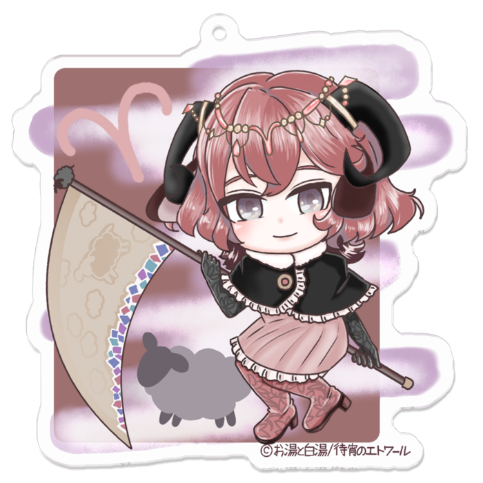 アクリルキーホルダー - 70 x 70 (mm)