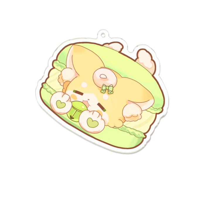 アクリルキーホルダー - 100 x 100 (mm)