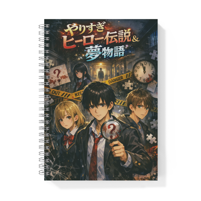 リングノート A5 片面(やりすぎヒーロー伝説＆夢物語)
