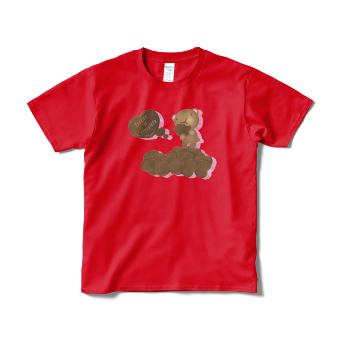 Tシャツ(短納期) - S - レッド